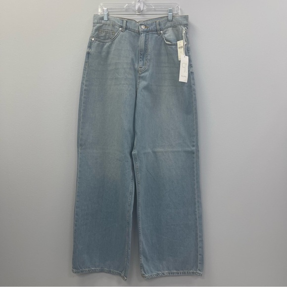 Pilcro Denim - Pilcro Relaxed High-Rise Wide-Leg Jeans in Denim Light, Size 31 - NWT